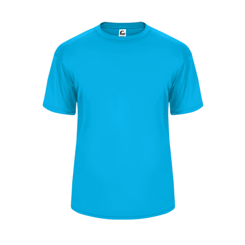 Badger Sport C2 Performance Yth Tee (520000-000603), Color 'Electric Blue'